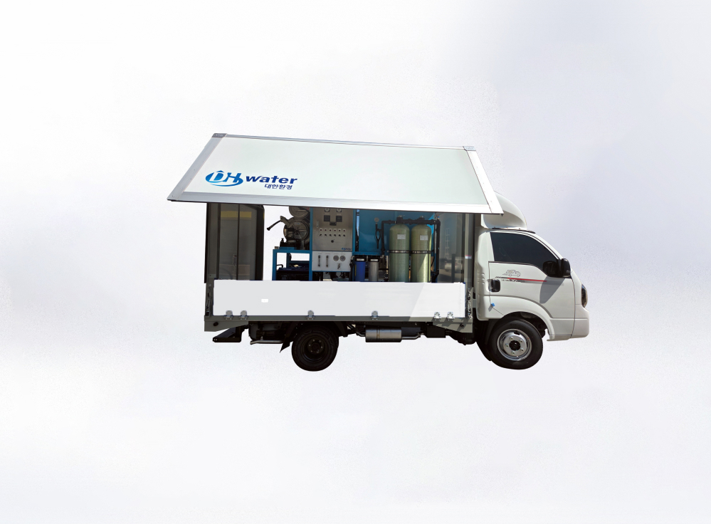 DH-SWRO-600 — Planta vehicular montada en camión DH Water