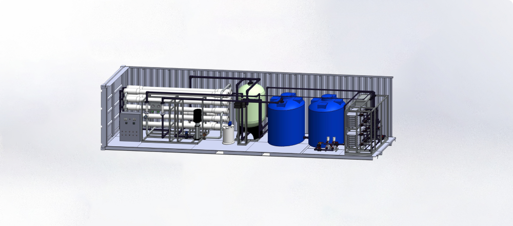 Sistema de purificación de agua en contenedor DH Water